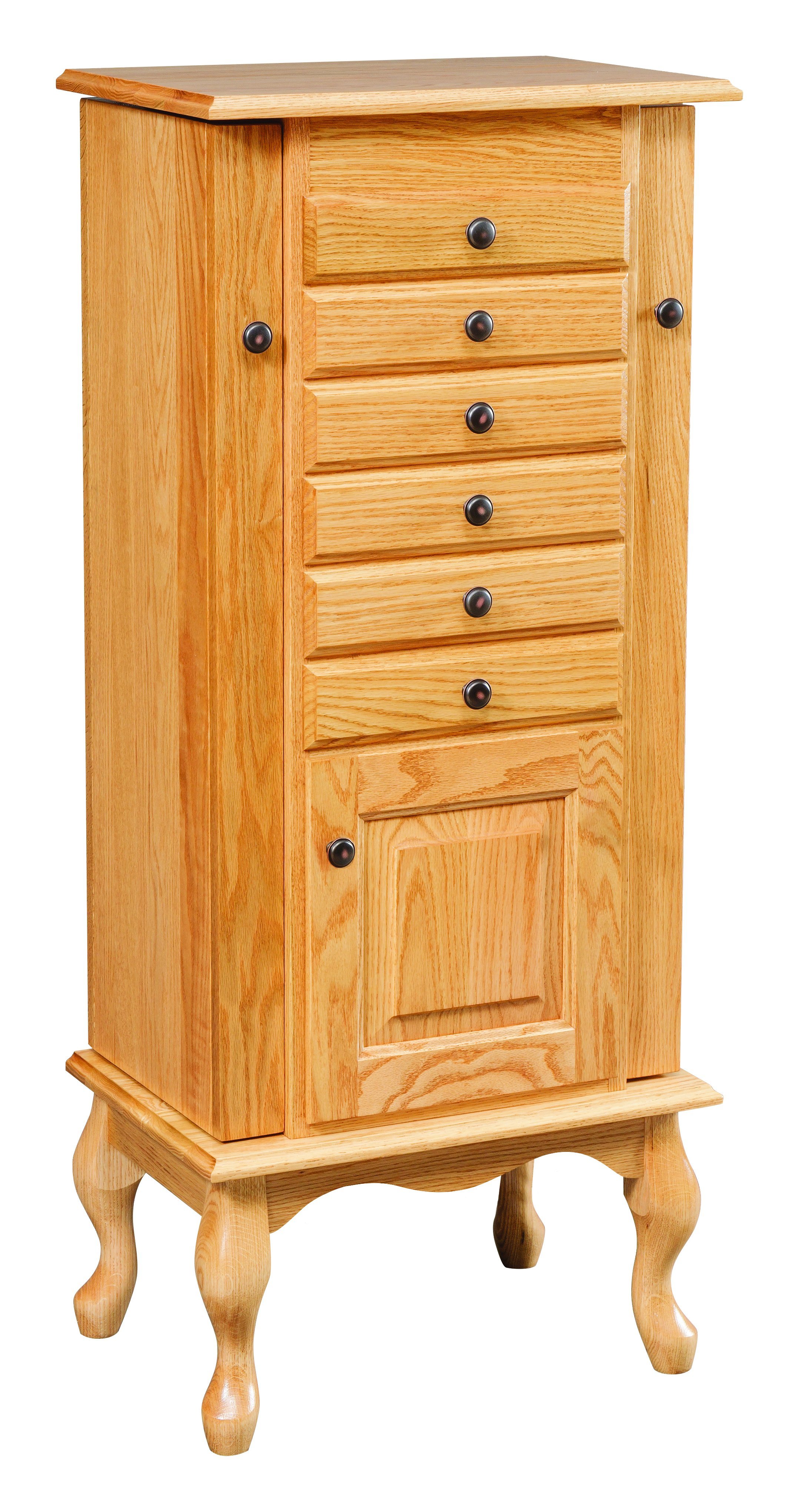 American Made 48" Jewelry Armoire from DutchCrafters Amish Furniture