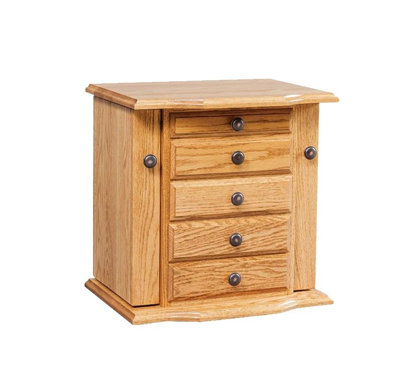 Solid Wood Dresser Top Jewelry Box From Dutchcrafters Amish Furniture