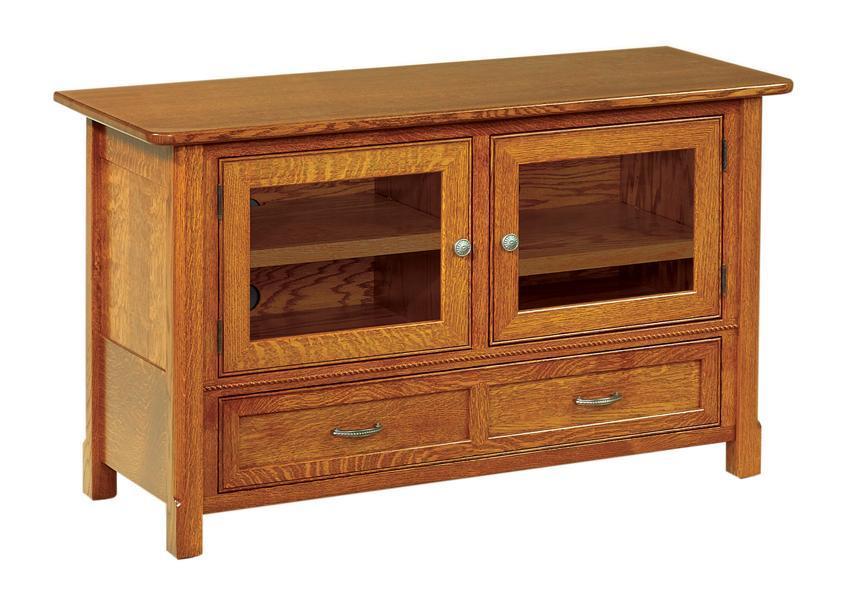 Salzburg Shaker Classic TV Stand 49" from DutchCrafters Amish