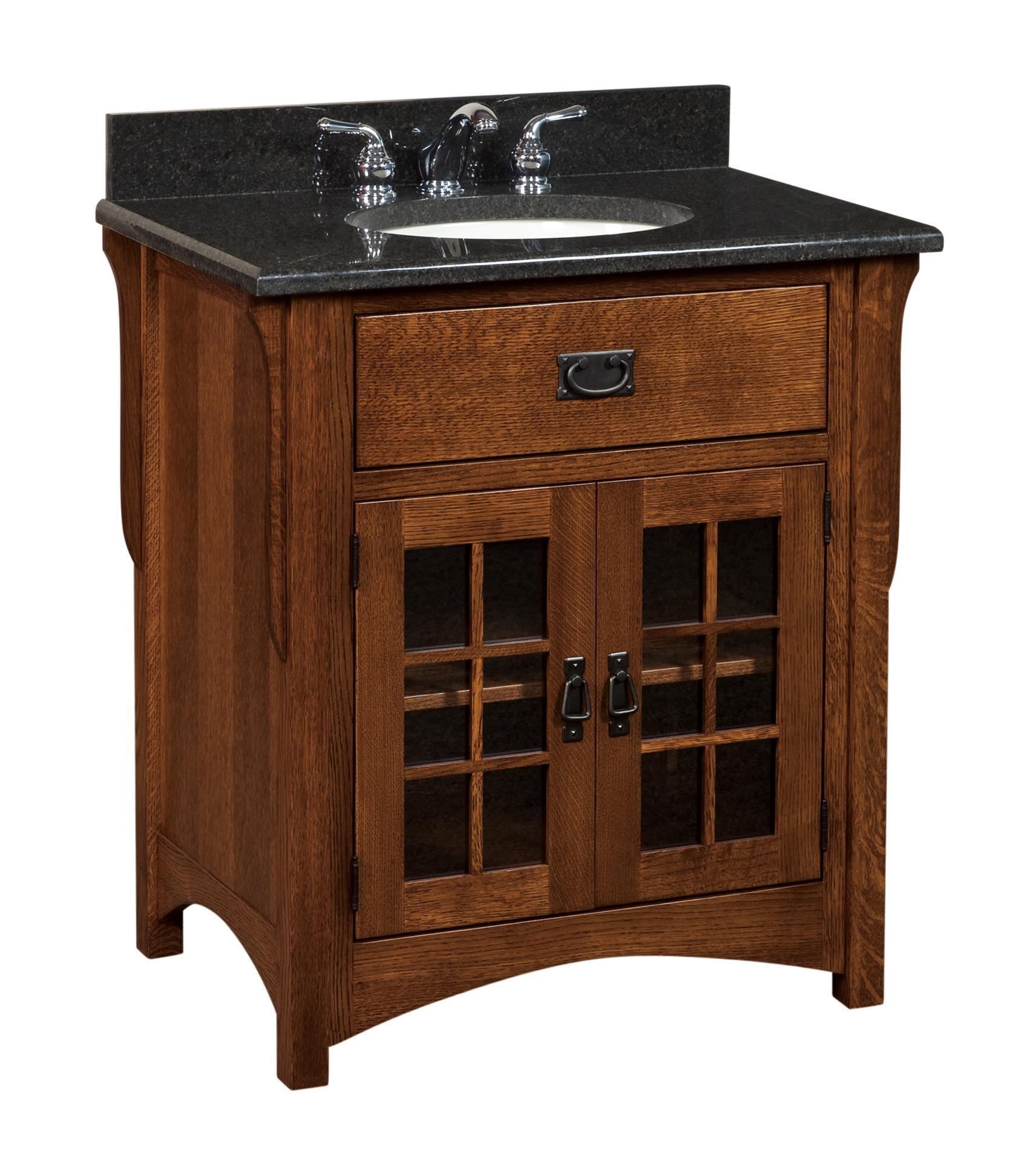 33" Henderson Mission Single Bathroom Vanity Cabinet from