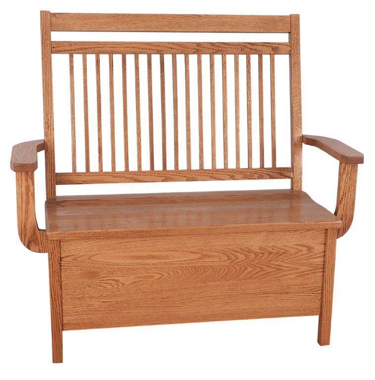 Entryway Storage Bench from DutchCrafters Amish Furniture