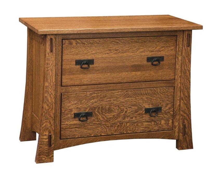 Whiteridge Mission Lateral Filing Cabinet from DutchCrafters Amish