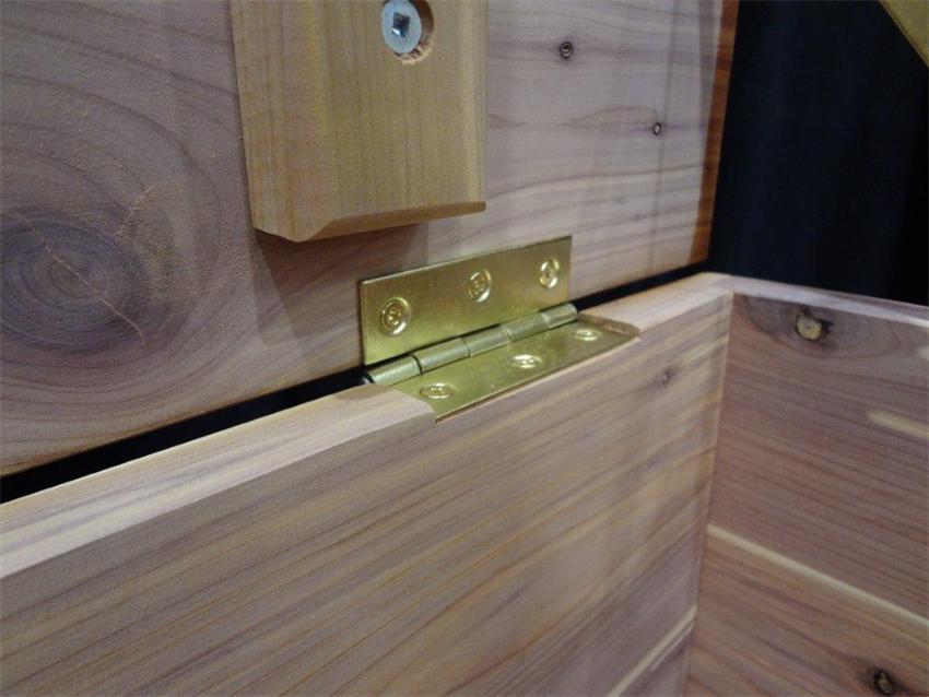 Bellevue Fancy Front Cedar Chest from DutchCrafters Amish