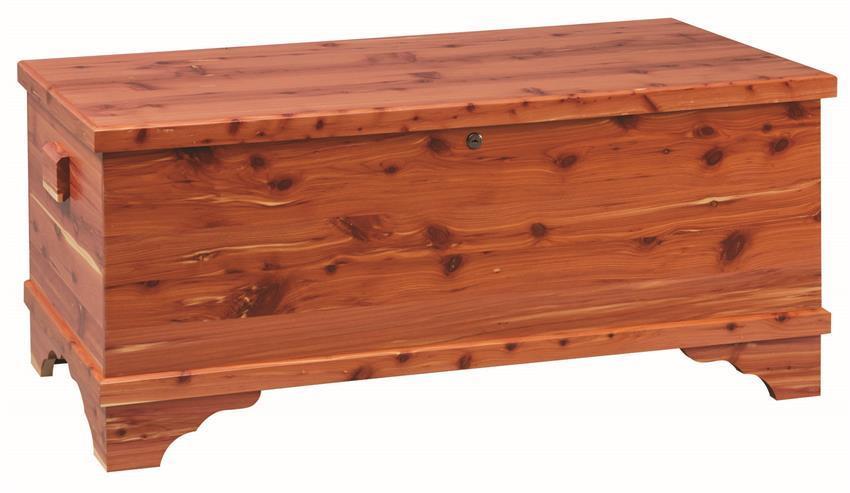 Barossa Medium Flat Top Cedar Hope Chest from DutchCrafters Amish