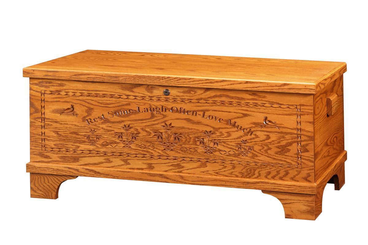 Barossa Medium Solid Wood Flat Front Chest from DutchCrafters Amish