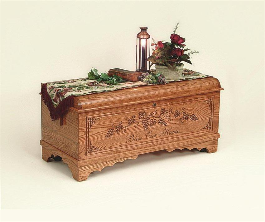 Medium Monroe Hope Chest from DutchCrafters Amish Furniture