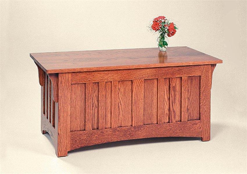 Clic Oak Mission Hope Chest From Dutchcrafters Amish Funiture