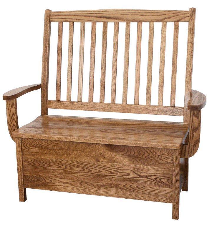 Craftsman Storage Bench from DutchCrafters Amish Furniture