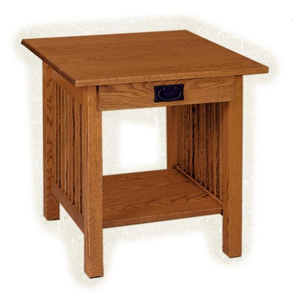 American Mission Large End Table with Drawer from DutchCrafters Amish