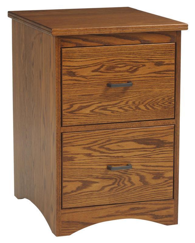 Prairie Mission Style File Cabinet from DutchCrafters Amish Furniture