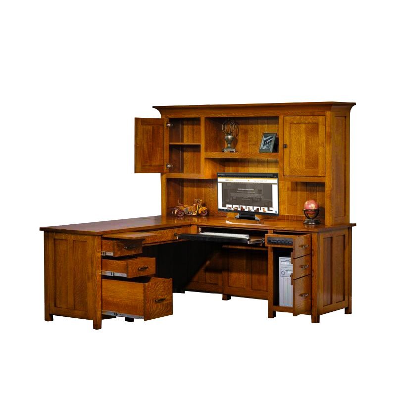 Coventry Mission Corner Desk from DutchCrafters Amish Furniture