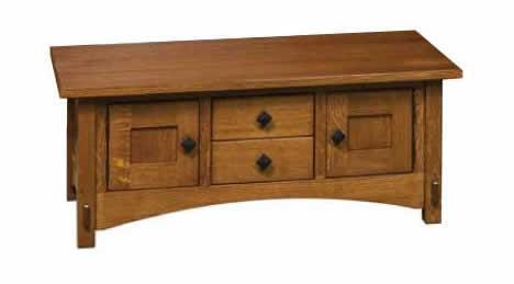 Lucern Mission Cabinet Coffee Table from DutchCrafters Amish Furniture