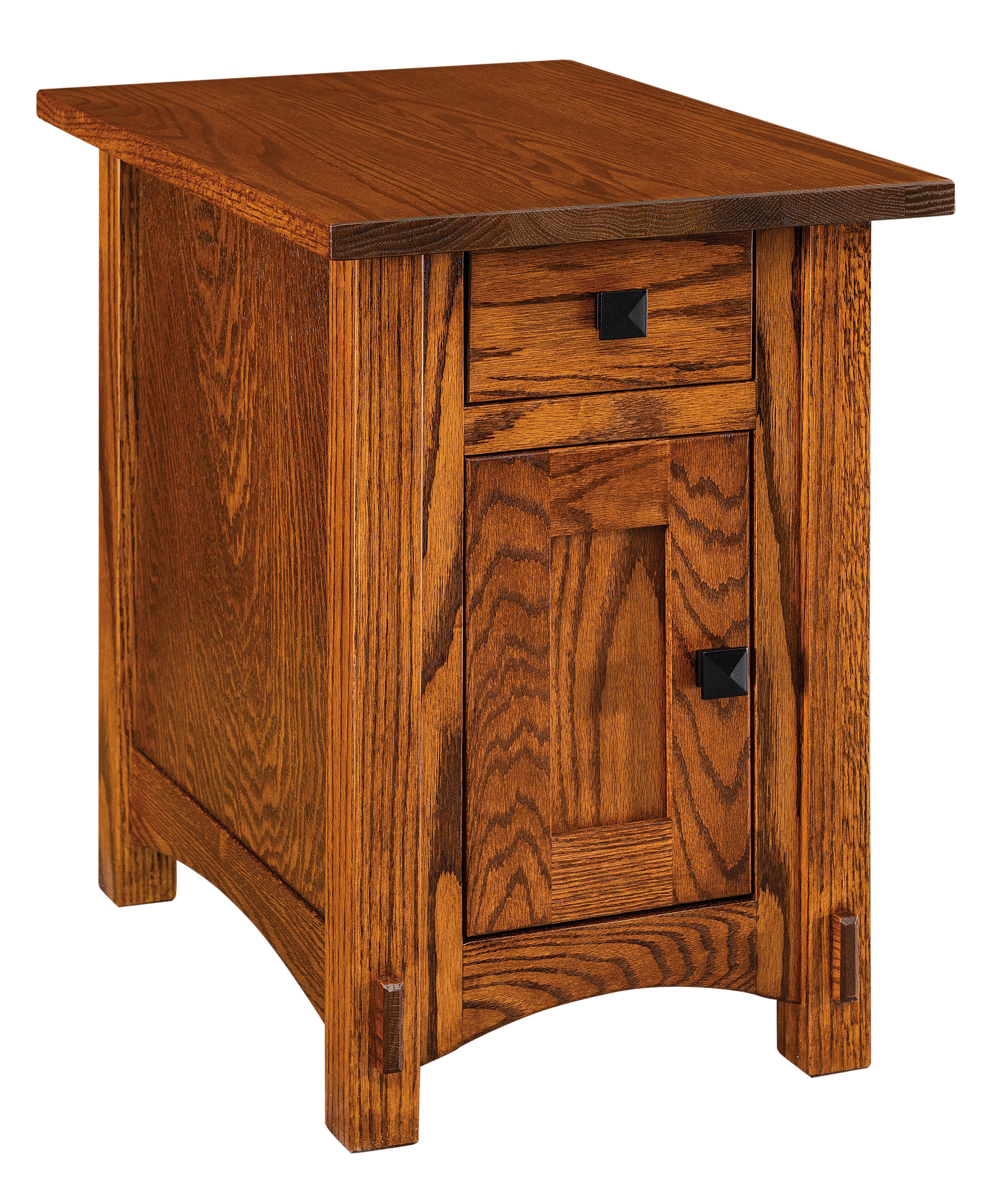 Lucern Mission Small Cabinet End Table from DutchCrafters Amish