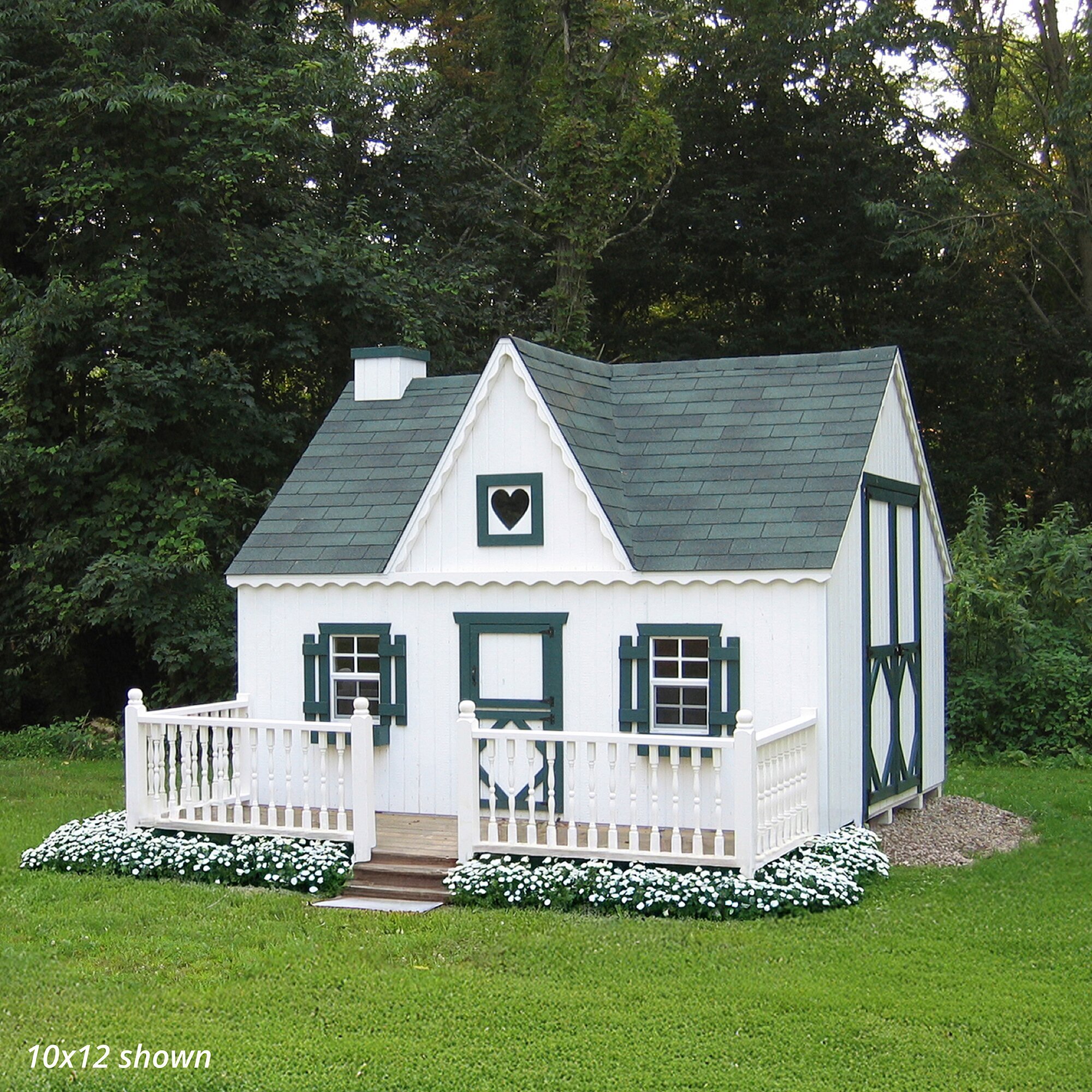ANITAS PLAYHOUSE 参考画像 Victorian Playhouse Kit from DutchCrafters Amish Furniture