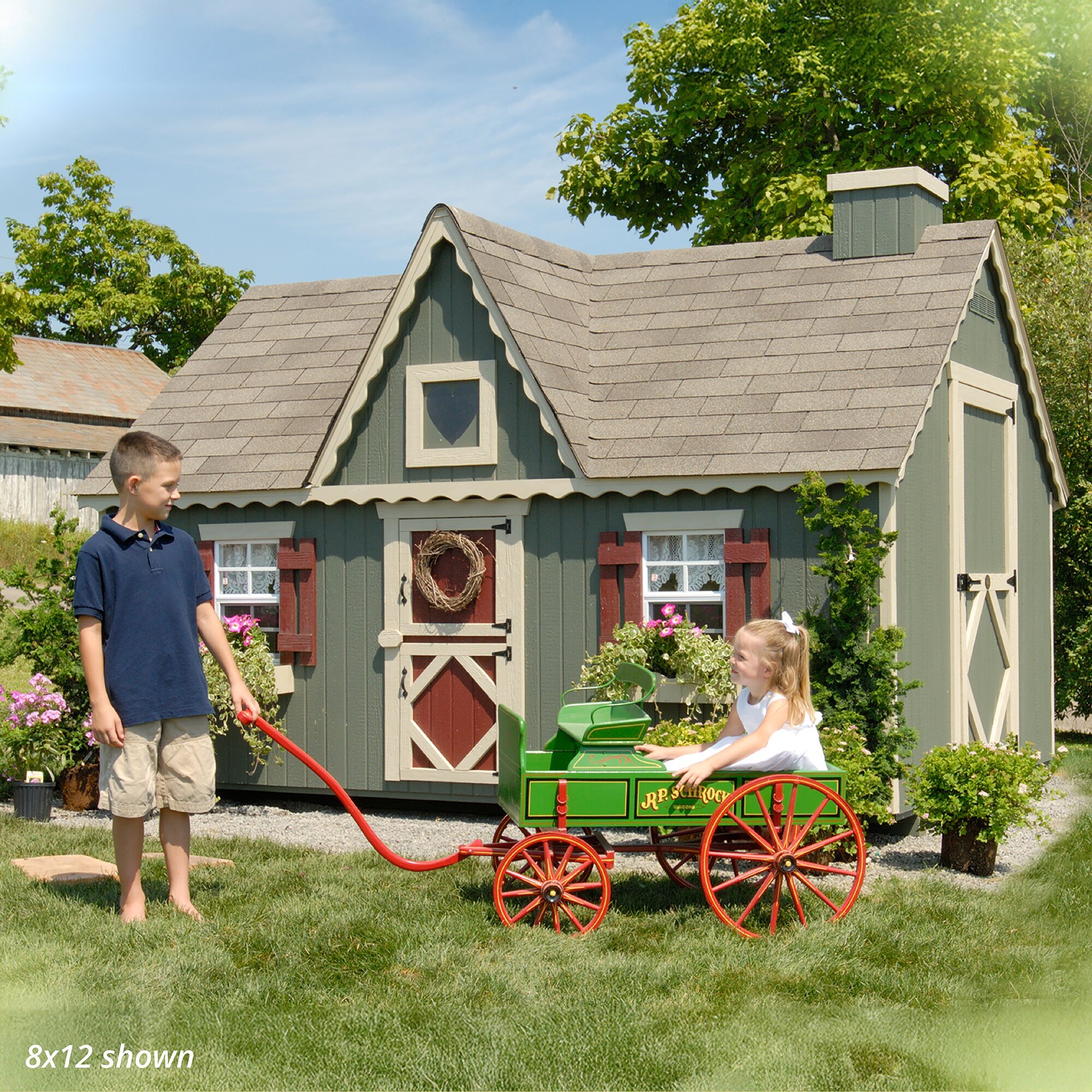 Victorian Playhouse Kit from DutchCrafters Amish Furniture