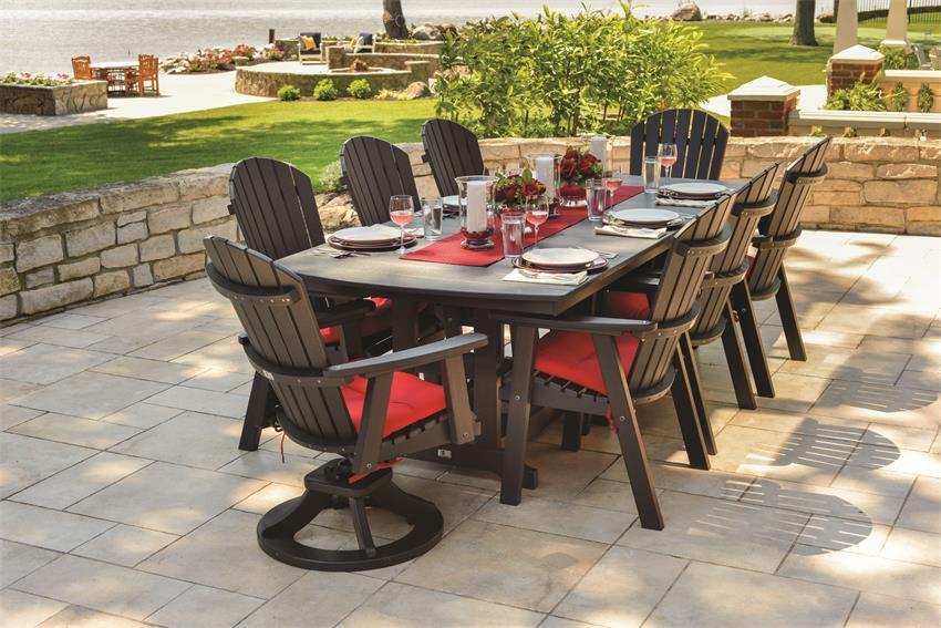 Berlin Gardens Orchid Outdoor Poly Dining Set from DutchCrafters