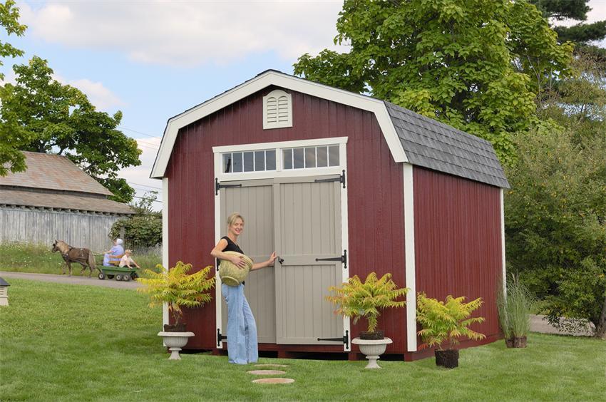 Wood Barn Shed Kit from DutchCrafters Amish Furniture