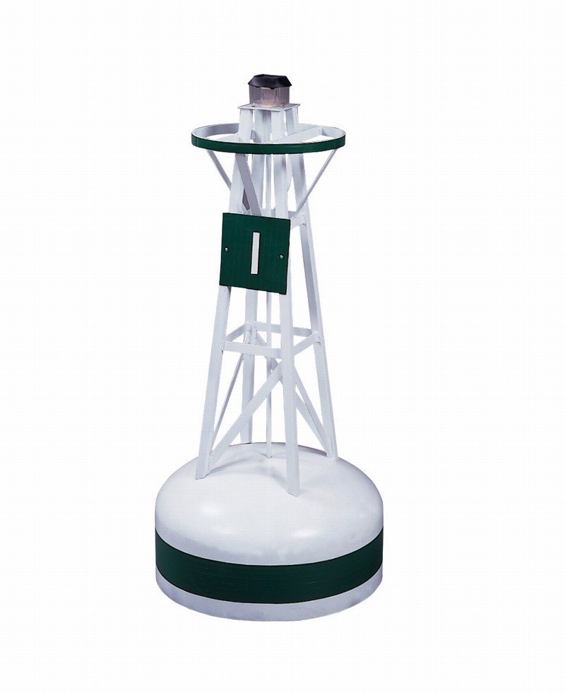 Amish Handcrafted Decorative Buoy Large 54" with Solar Light