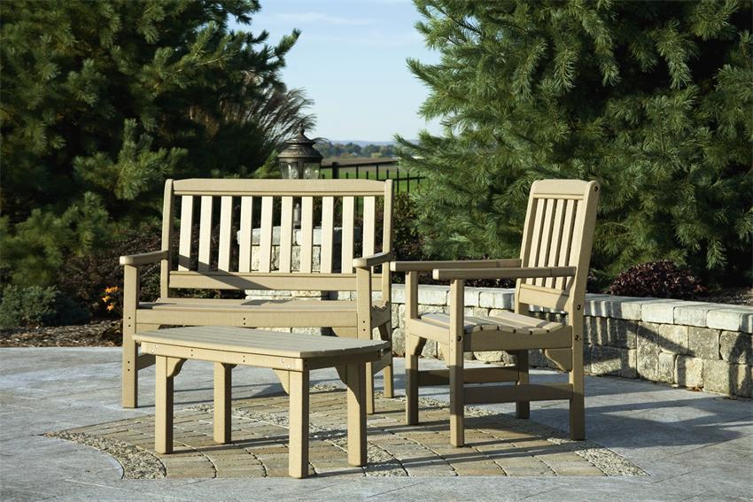 Eco Poly Lumber Patio Set from DutchCrafters Amish Furniture