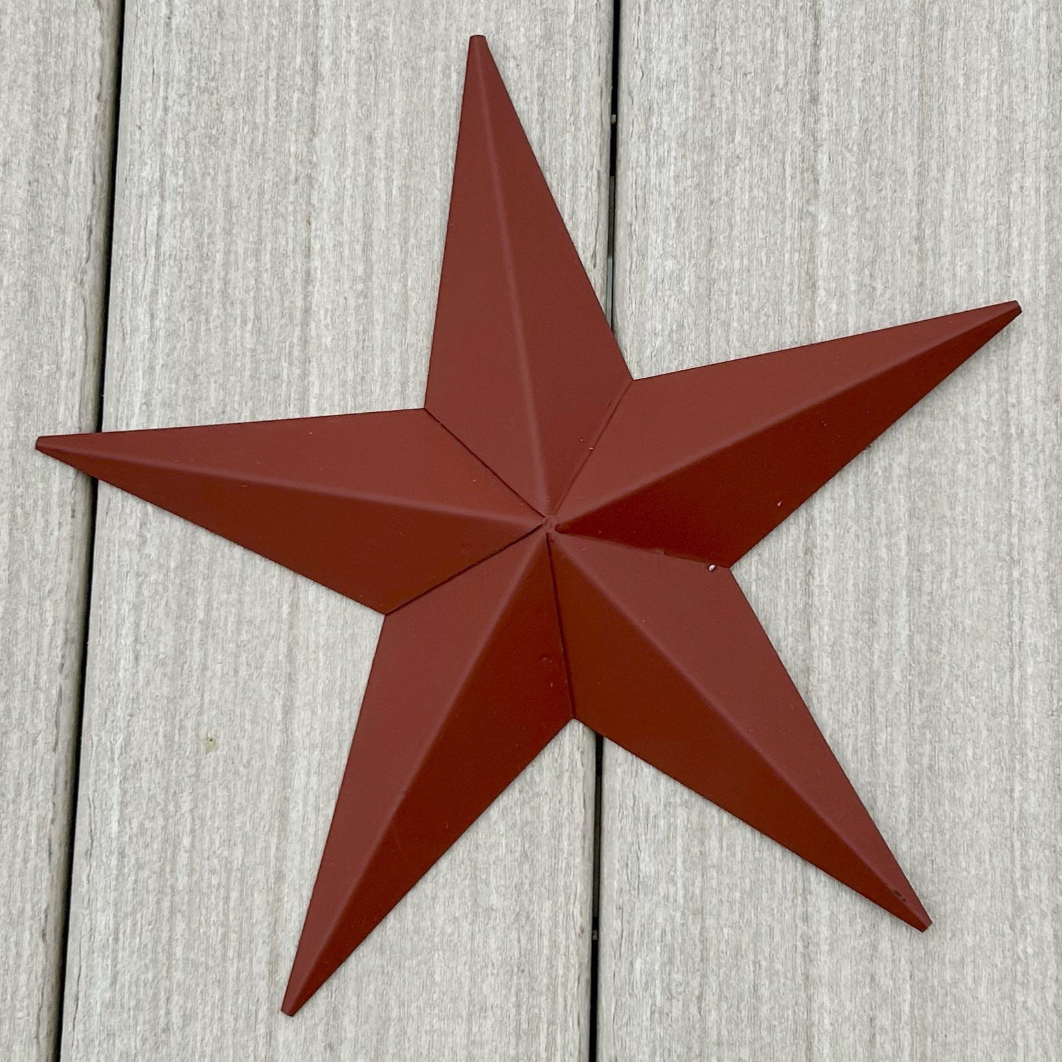 Large Painted Metal Barn Star from DutchCrafters Amish Furniture