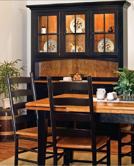 Large Farmhouse Kitchen Hutch Amish Dining Kitchen Furniture