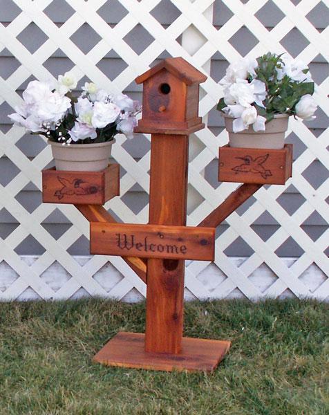 Medium Birdhouse Planter from DutchCrafters Amish Store