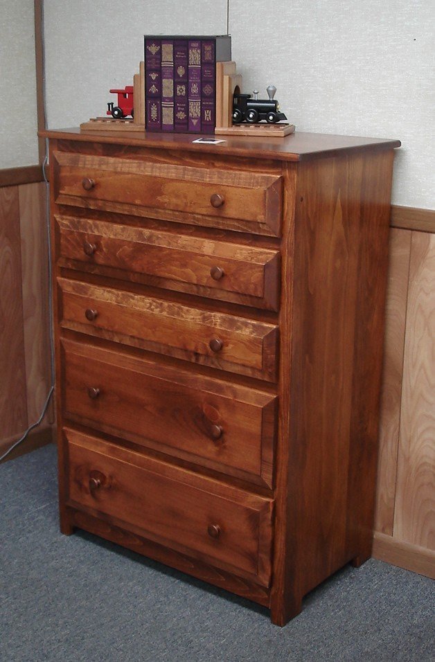 5 Drawer Solid Wood Pine Chest From Dutchcrafters Amish Furniture