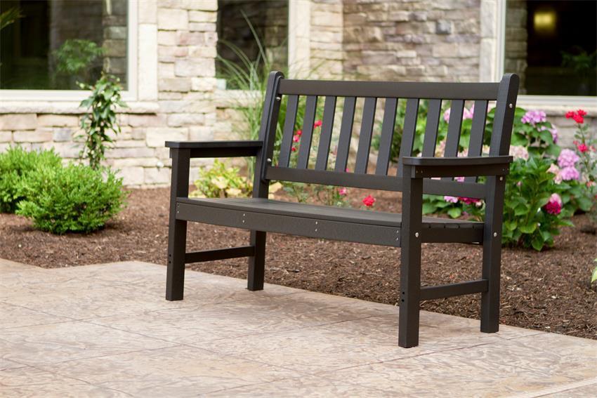 Berlin Gardens Garden Poly Bench from DutchCrafters Amish Furniture