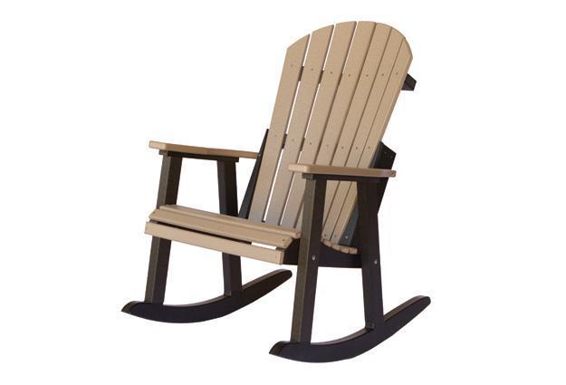 Berlin Gardens Comfo-Back Poly Porch Rocking Chair from
