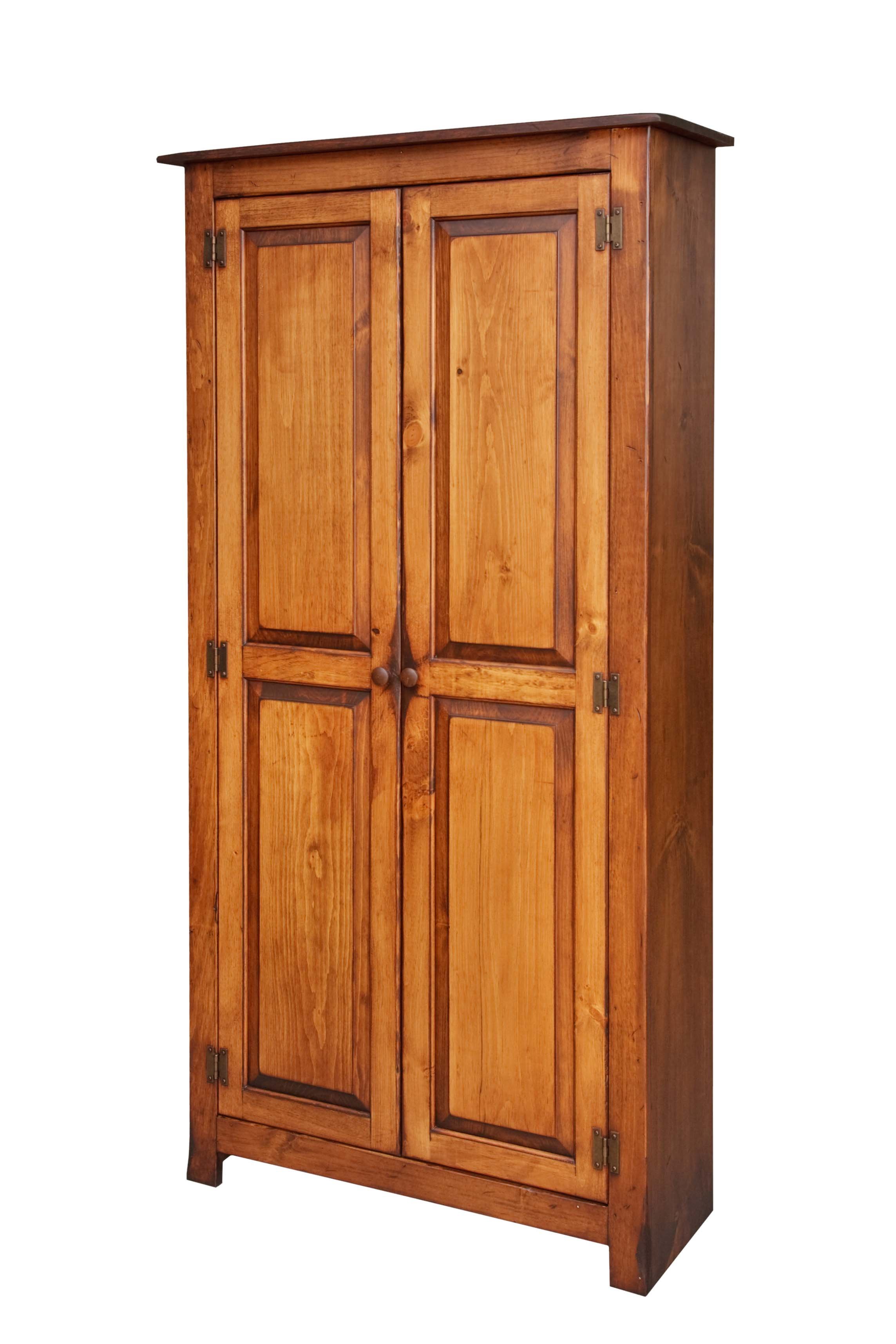 Honey Brook Pine 2 Door Pantry from DutchCrafters Amish Furniture