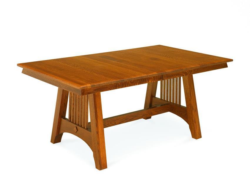 Hartford Mission Trestle Dining Table from DutchCrafters Amish