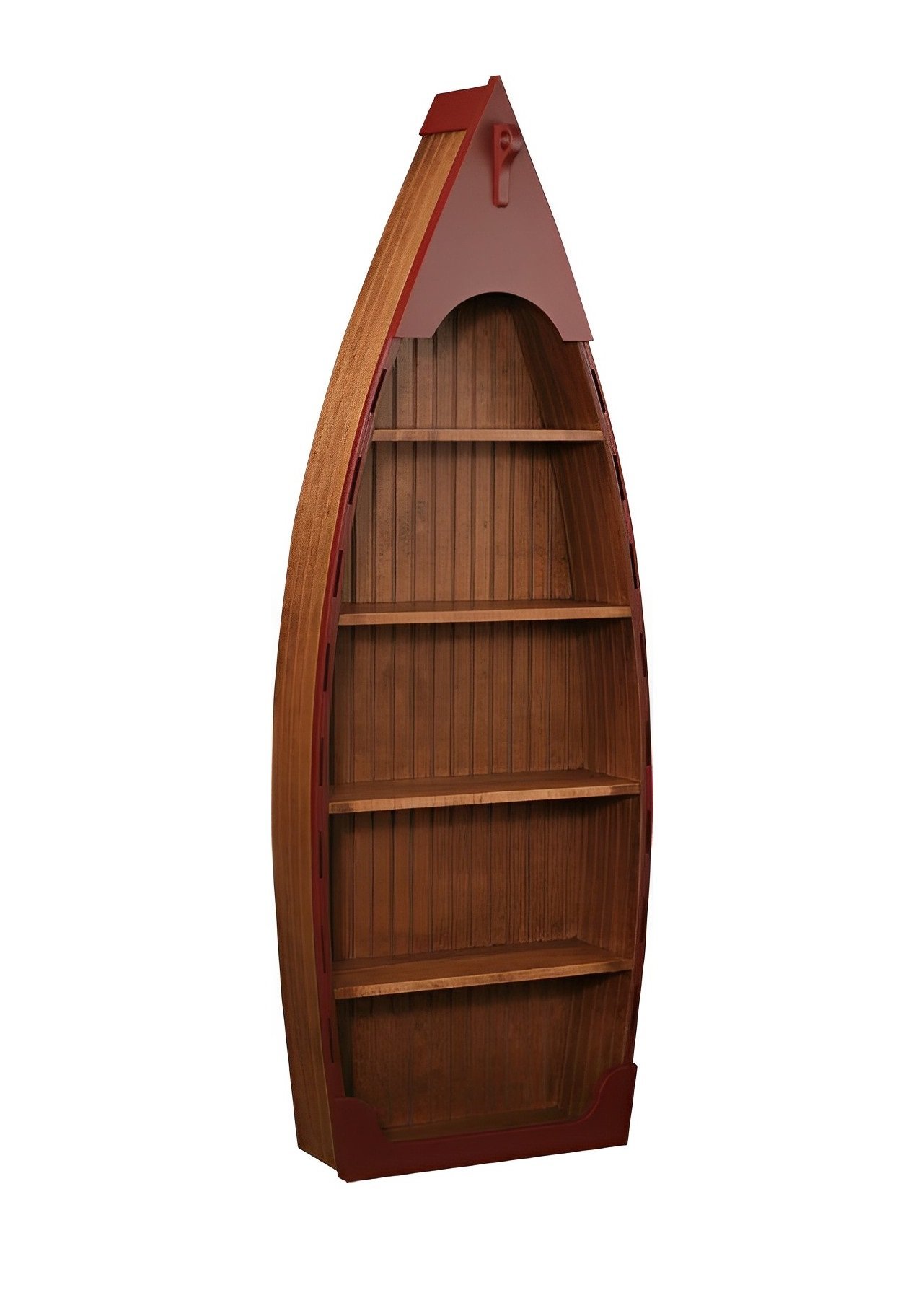 Staunton Boat Shape Bookcase from DutchCrafters Amish Furniture
