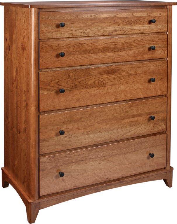 Brooklyn Five Drawer Chest from DutchCrafters Amish Furniture