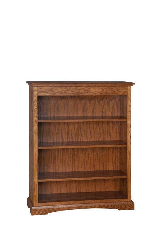 Three Shelf Bookcase from DutchCrafters Amish Furniture