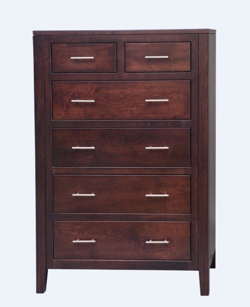 Milan Solid Wood Chest of Drawers from DutchCrafters Amish Furniture