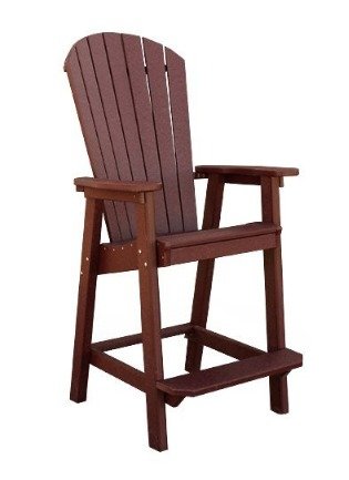 Shoreline Poly Bar Chair from DutchCrafters Amish Furniture