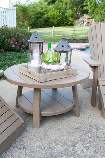 Beachfront Poly Conversation Table from DutchCrafters Amish Furniture