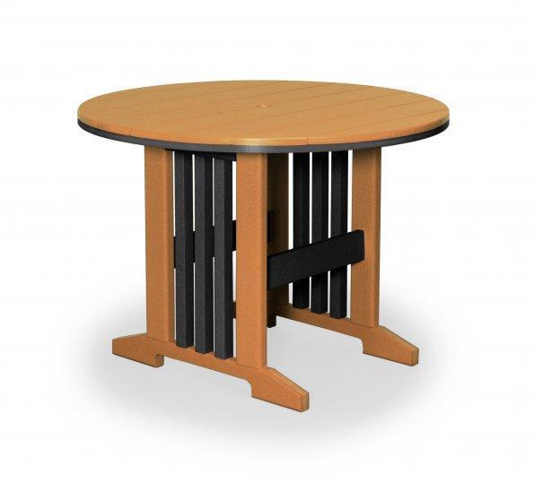 Dune Round Poly Dining Table from DutchCrafters Amish Furniture