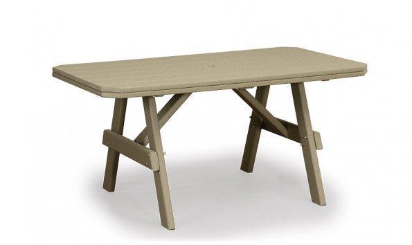 Poly Outdoor Garden Dining Table from DutchCrafters Amish Furniture