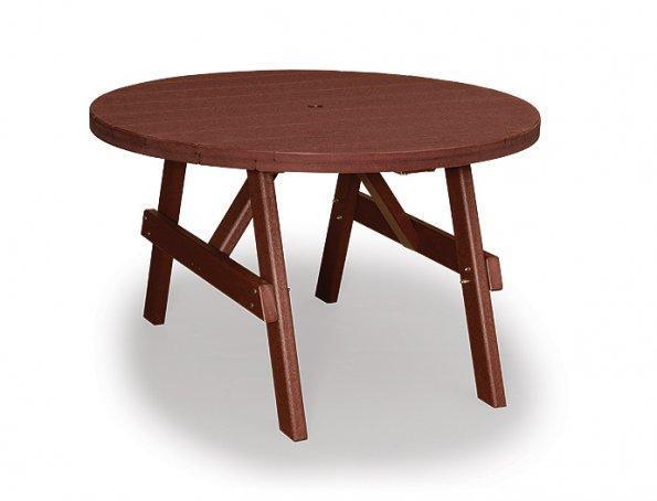 Poly 48" Round Garden Dining Table from DutchCrafters Amish Furniture
