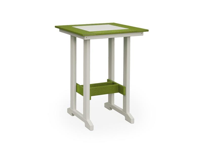 Shoreline Square Poly Bar Table from DutchCrafters Amish Furniture
