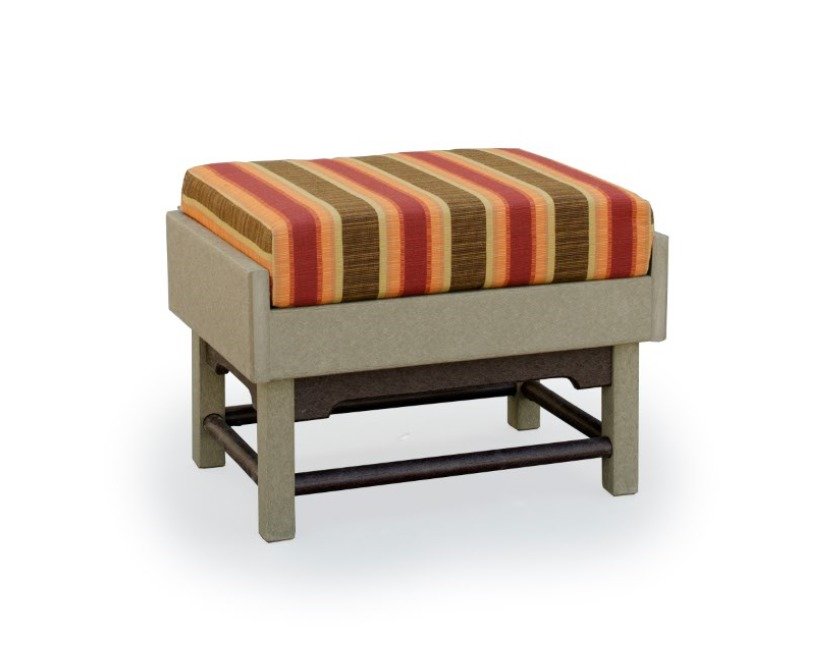Coastal Poly Footrest from DutchCrafters Amish Furniture