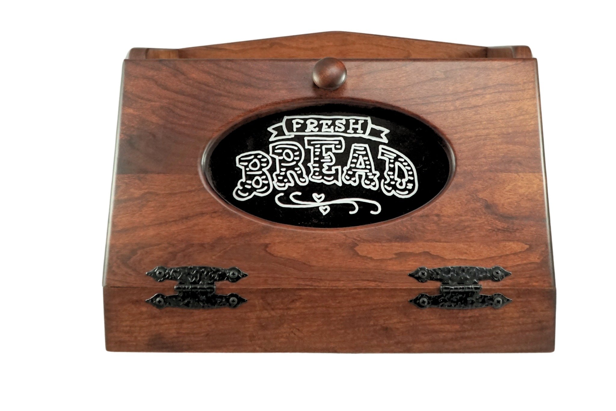 Bread Box with Plexiglass Front by Dutchcrafters Amish Furniture Store