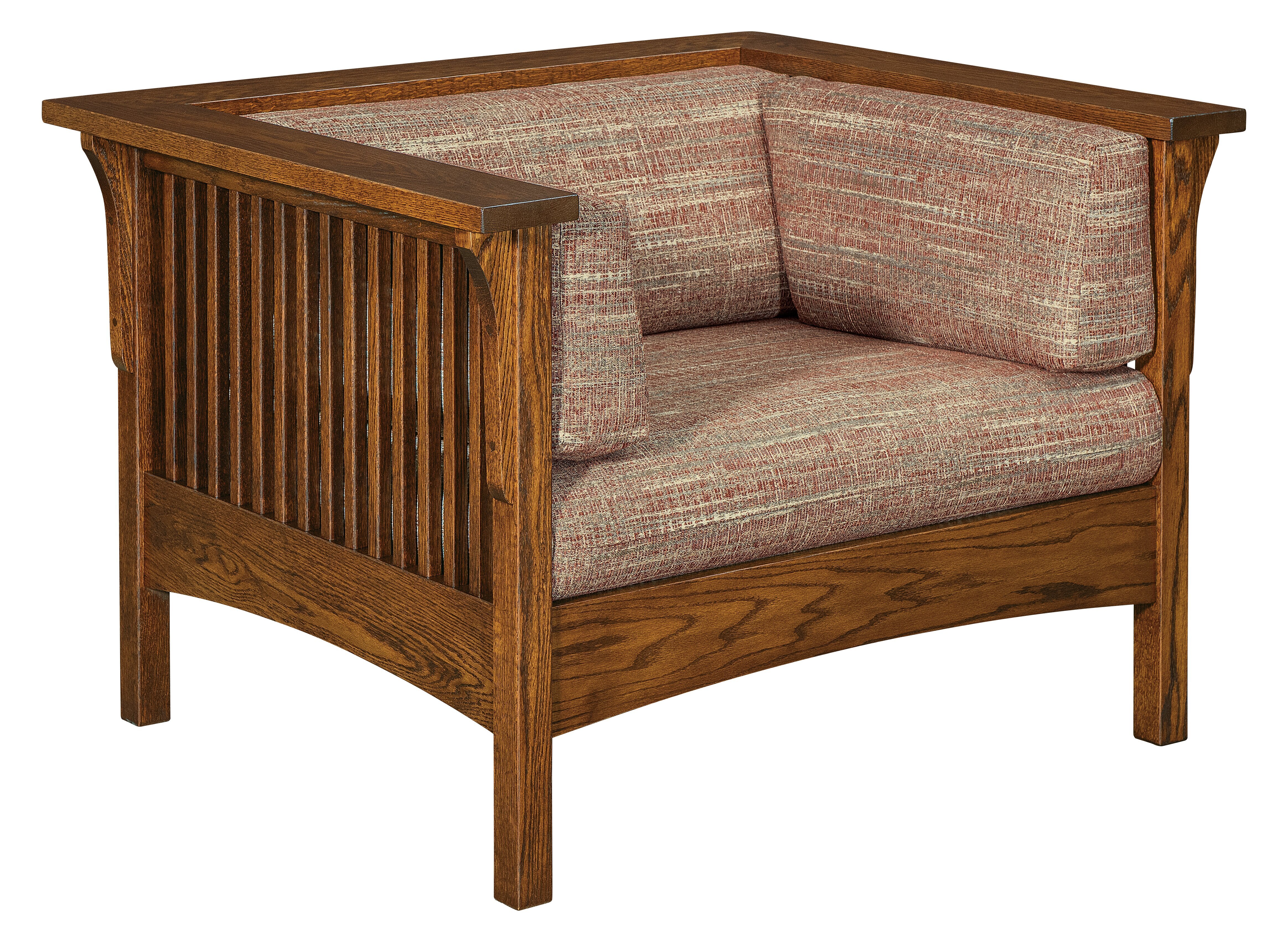 Prairie Mission Club Chairs | Solid Wood Mission Morris Chairs
