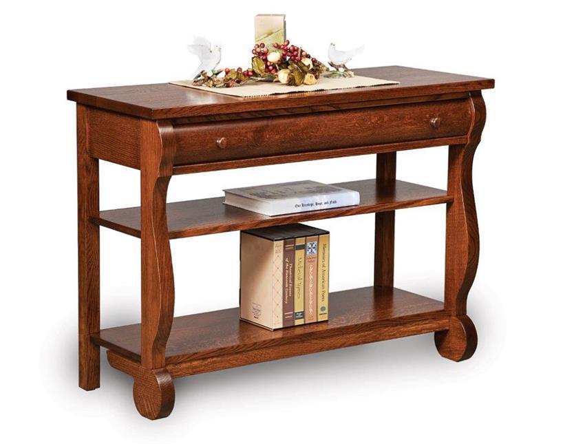Hardwood Formal Console Table from DutchCrafters Amish Furniture