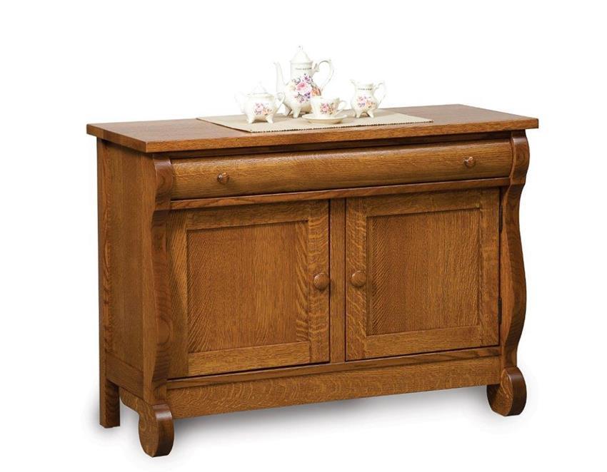 Hardwood Console Table Cabinet from DutchCrafters Amish Furniture