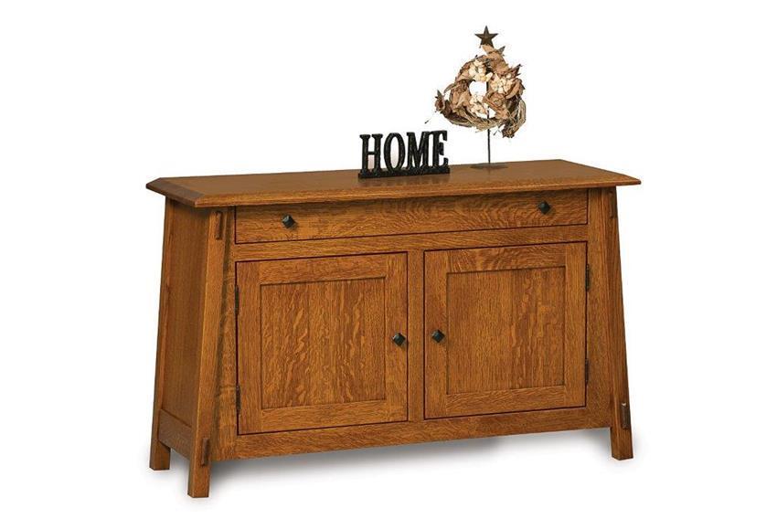 Spark Mission Sofa Table Cabinet from DutchCrafters Amish Furniture