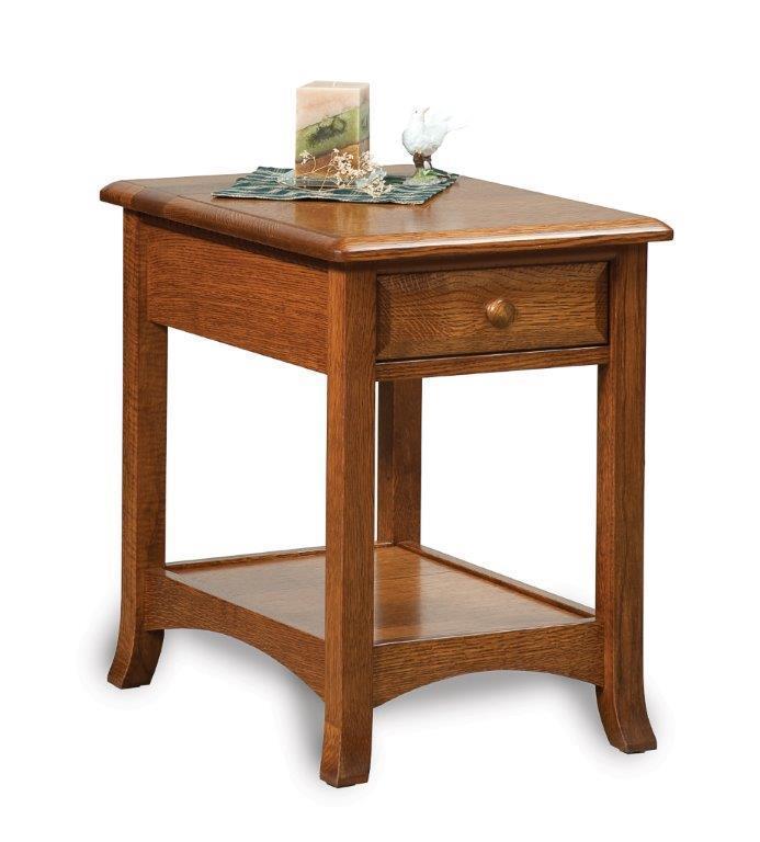 17" End Table with Drawer from DutchCrafters Amish Furniture