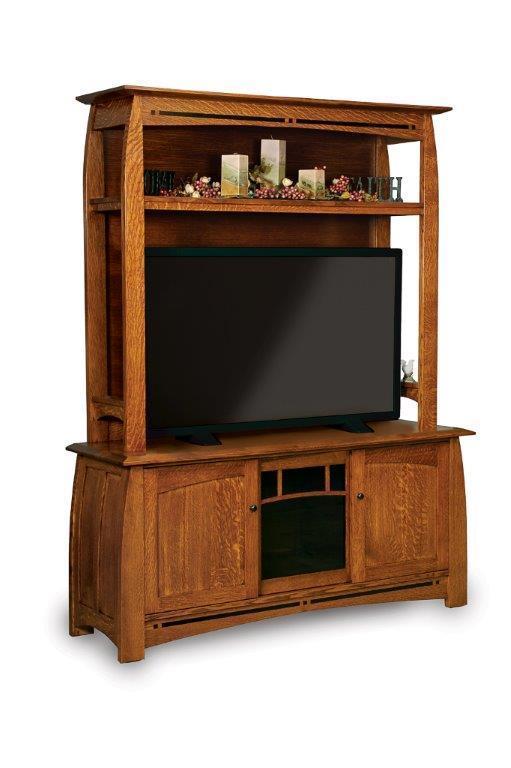 Boulder Creek Hutch Entertainment Center from DutchCrafters Amish