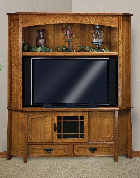 Modesto Corner Entertainment Center from DutchCrafters ...